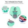 Non-Inflatable Baby   with Canopy Infant Lying Swimming   Pool Swim Trainer for 3-24 Months Baby