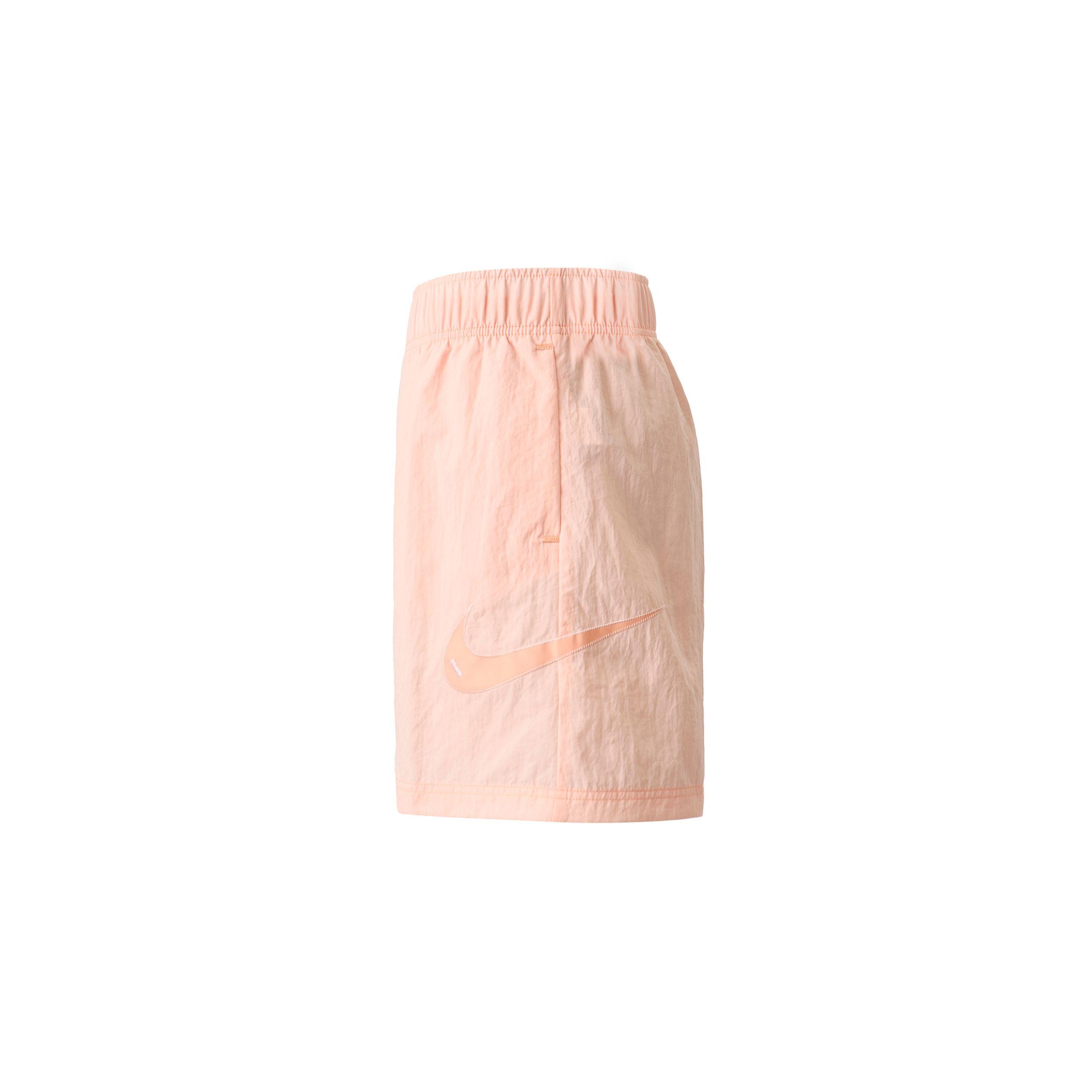

Nike SS24 Brand Logo Functional High-Waisted Sports Casual Shorts Women shorts Light-Pink DM6753-610 M