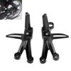 2pcs Motorcycle Motor Bike Folding Footrests Footpegs CNC Aluminum Universal Foot Rests Pegs Rear Pedals Set