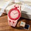 Orologio al Quarzo Unisex con Cinturino Colorato in Silicone per Donna Uomo Moda da Polso