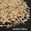 New Different Metal Cross Pendants For Jewelry Making Supplies Random Mix Charm Diy Earrings Bracelets Necklace Pendant Material
