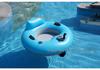 Motorized Inflatable Pool Lounger with Propeller and Foldable Backrest
