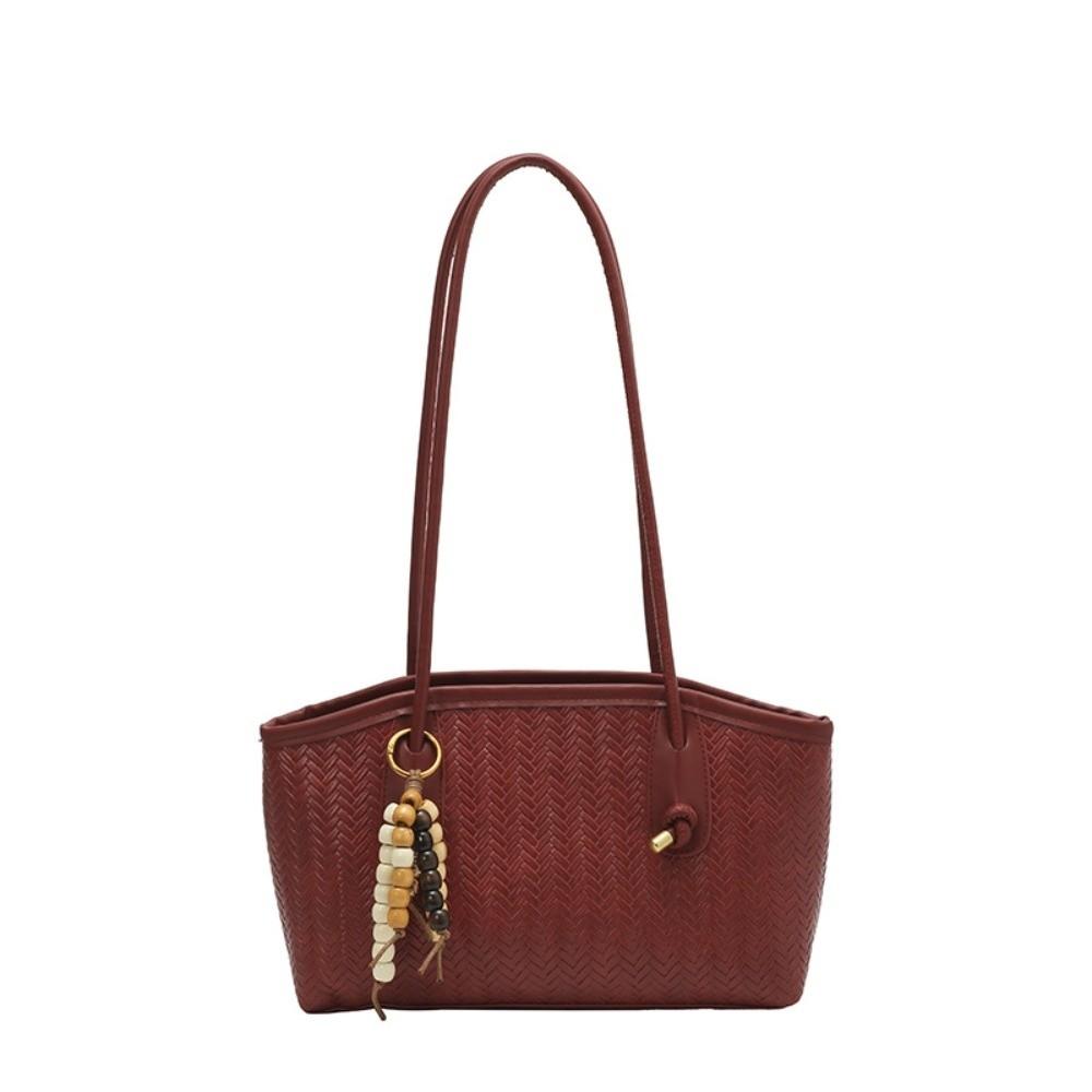 Modische Große Schultertasche Elegante Stilvolle Unterarmtasche Neue PU-Tragetasche Arbeit