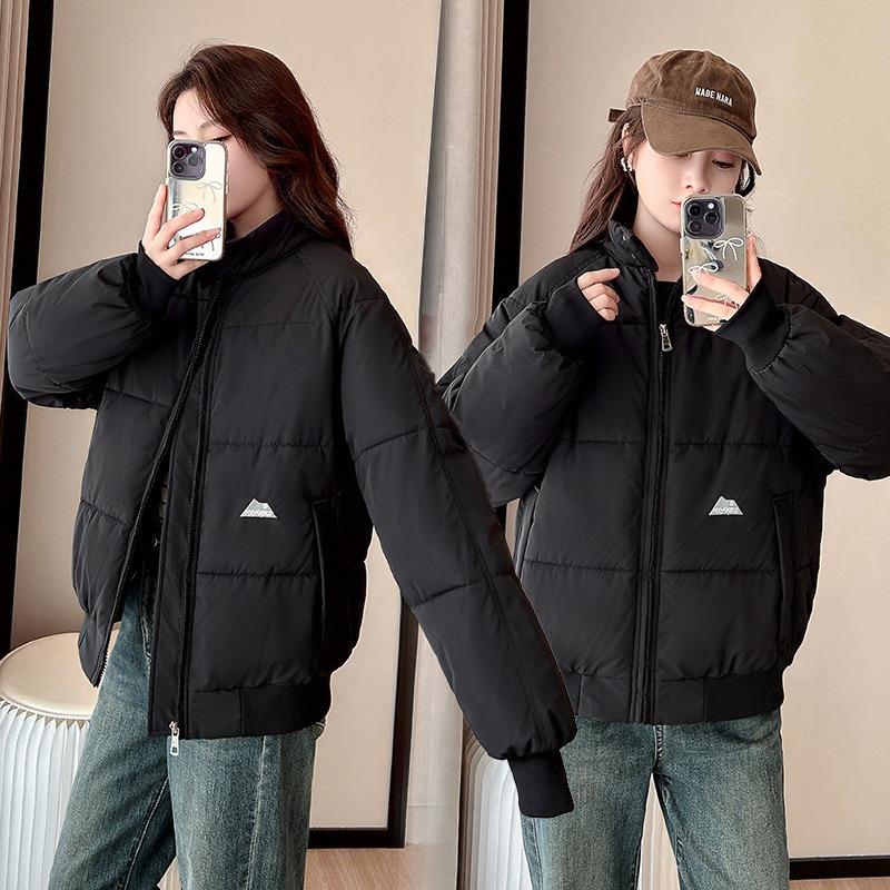 Stand-up collar cotton-padded clothes women's trendy clothes short loose warm jacket bread clothes jacket