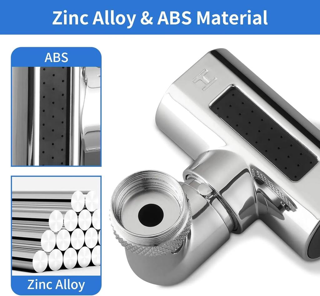 Multifunctional Faucet Nozzle Shower Connector Kitchen Sink Waterfall Faucet 1 Mode Water Outlet Universal Water Tap Extend