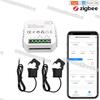 Tuya Smart Zigbee Dual-Channel Electricity Meter with CT Current Transformer (AC110/240)