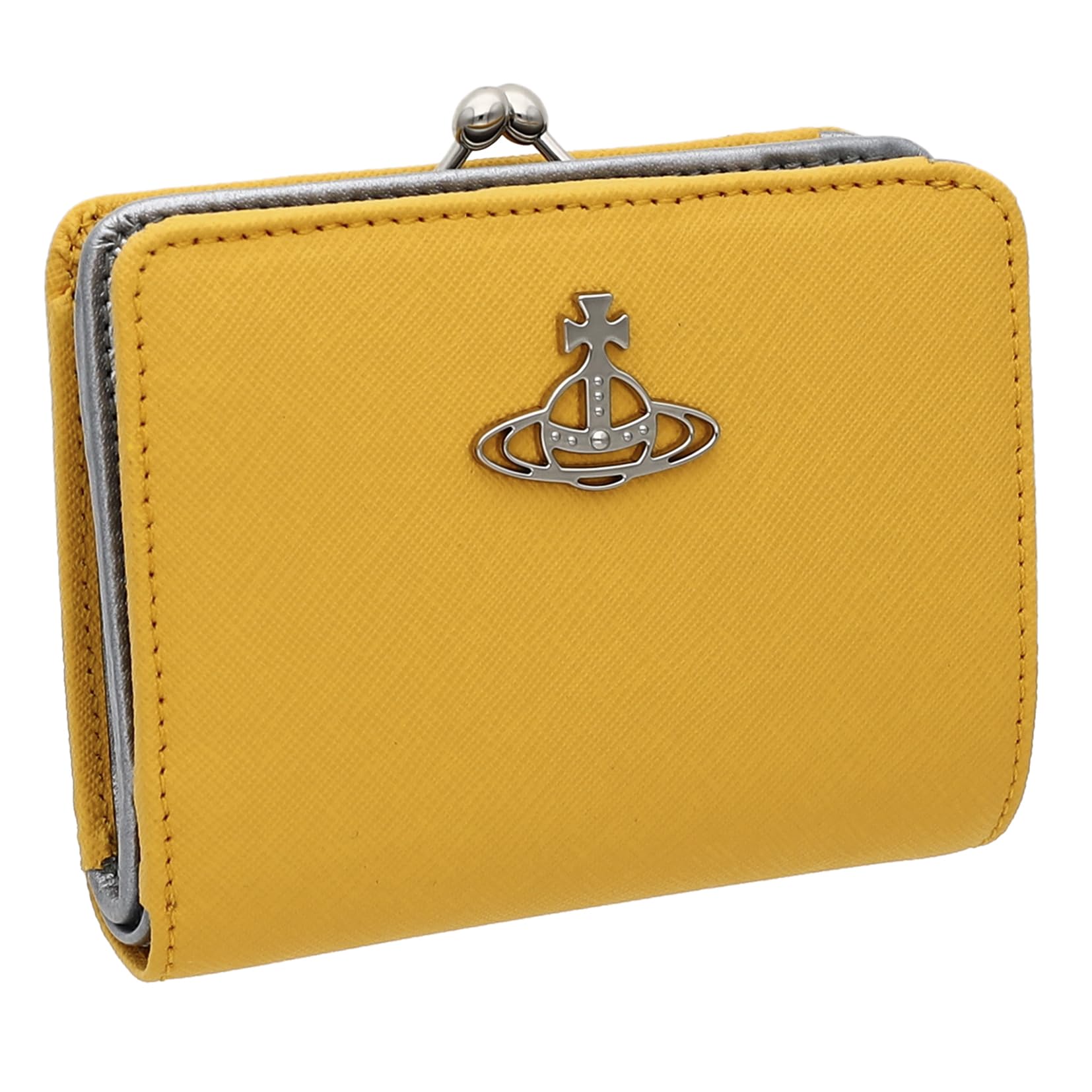 

Vivienne Westwood SAFFIANO Bifold Wallet 51010020 YEL Women s [Used]