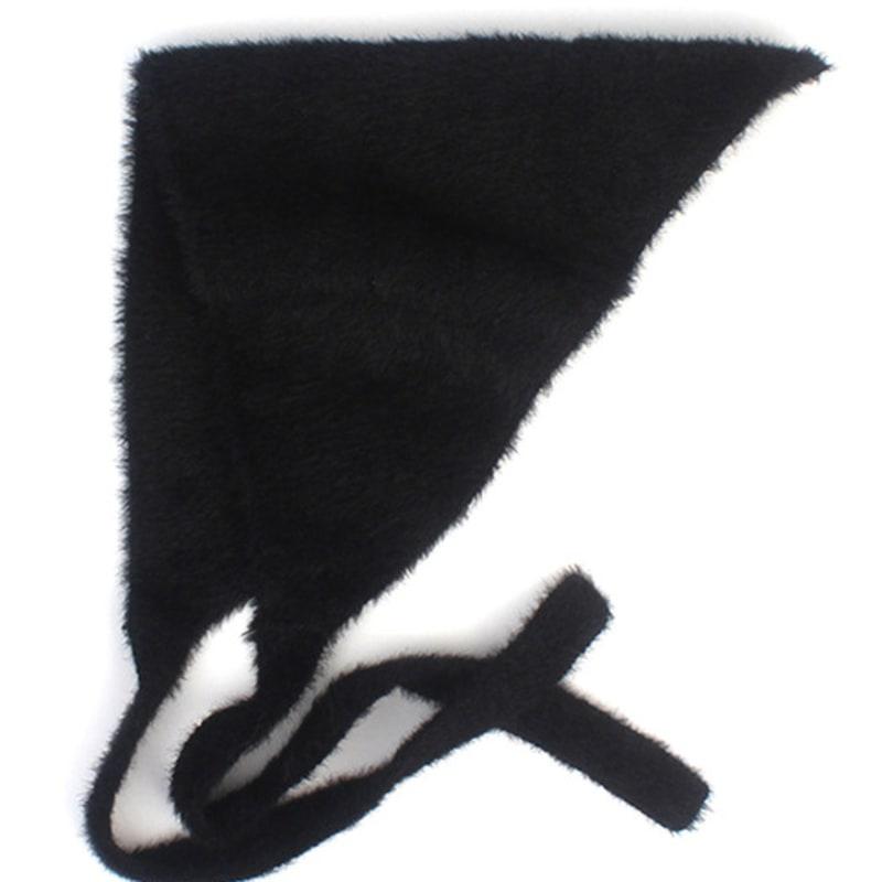 Universal Chemistry Fur Black Bandana Bonnet Hat Bonnet Hat