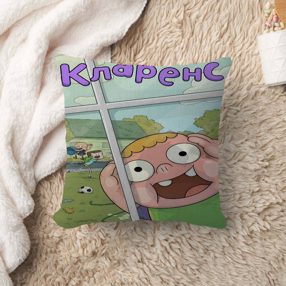 Cartoon CClarences Cushion Cover Inches Farmhouse Decor Home Throw Pillow Covers for Couch Decorations