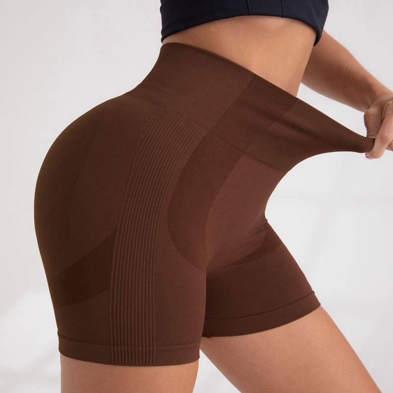 Women High-waisted Hip Lifting Yoga Pants Quick-drying Fitness Shorts