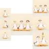 Cute White Goose Plush Toy Keychain Cartoon Duck Doll Backpack Accessory