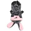 Dog Winter Clothes Soft Skin Friendly Cute Rabbit Ear Hooded Puppy Warm Outfit for Small Medium Pet