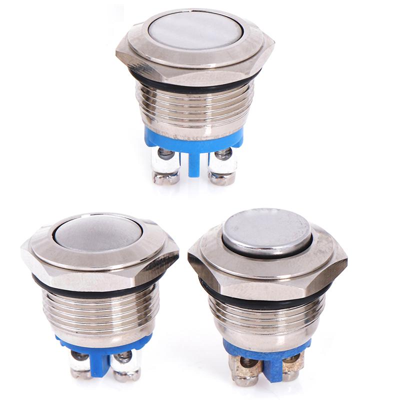 16Mm Metal Push Button Switch No Momentary Reset Self-Reset Push Button Switch