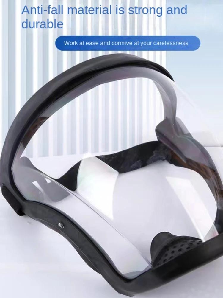 Maschera di protezione dal lavoro Schermo di protezione completo per il viso Schermo di protezione trasparente per il viso Accessori da cucina Gadget