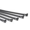 100Pcs Black Nylon Cable Ties Wire Line Fixed Fastener Zip Straps Tie Wraps 30cm