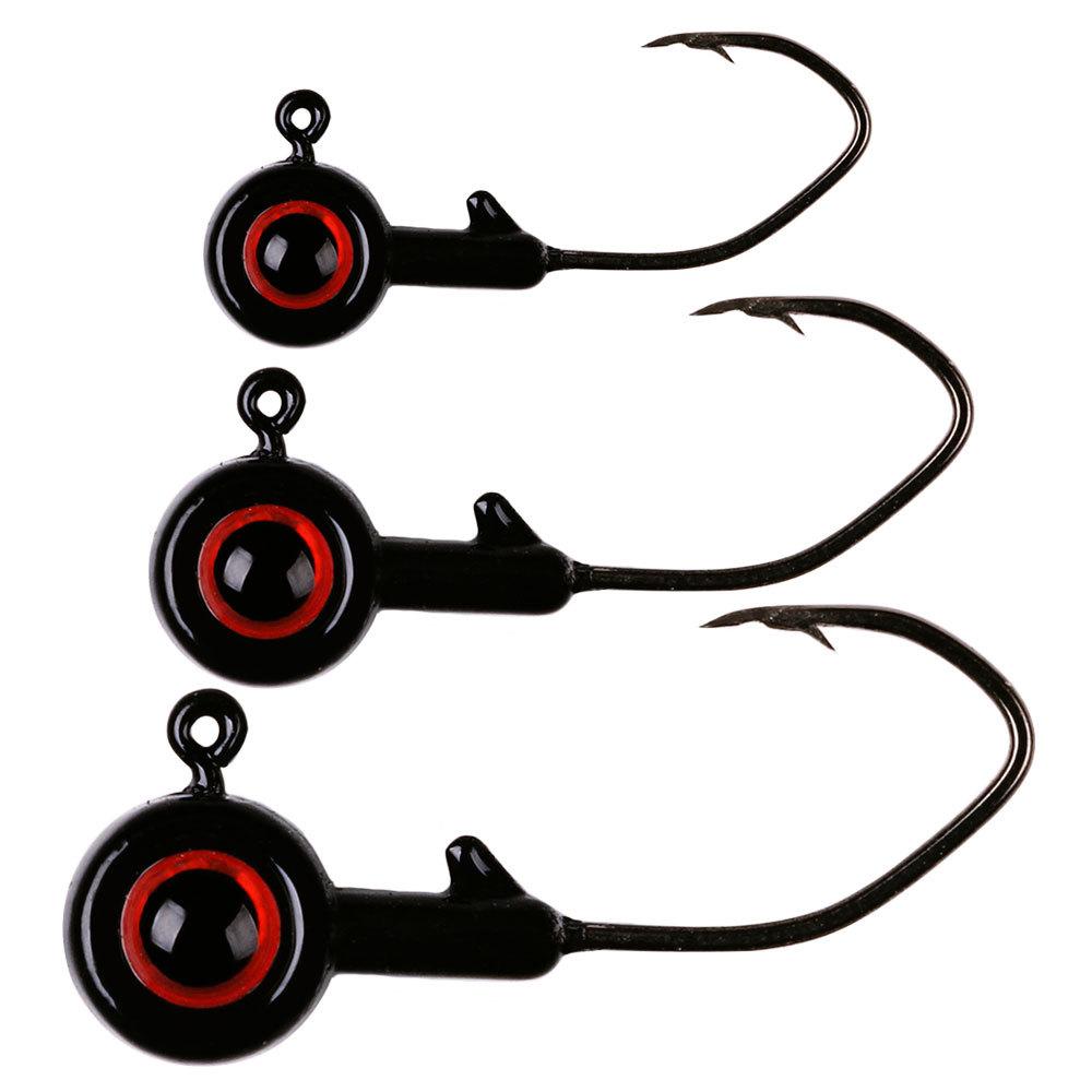 Olecranon Jig Hook Big Eyes New Fishhook Wholesale New Henjia Fishing Gear Set Combination Jig Hook Micro Item Small Hook