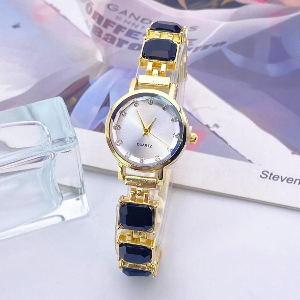 Quartz Movement Quartz Watch Rhinestone Strap Wristwatch New Bracelet Watch Women