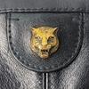 Used GUCCITote Bag Black/gold Leather Women