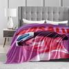 Pink Portrait Blanket for All Seasons Blanket Lunch Break Throw Gift