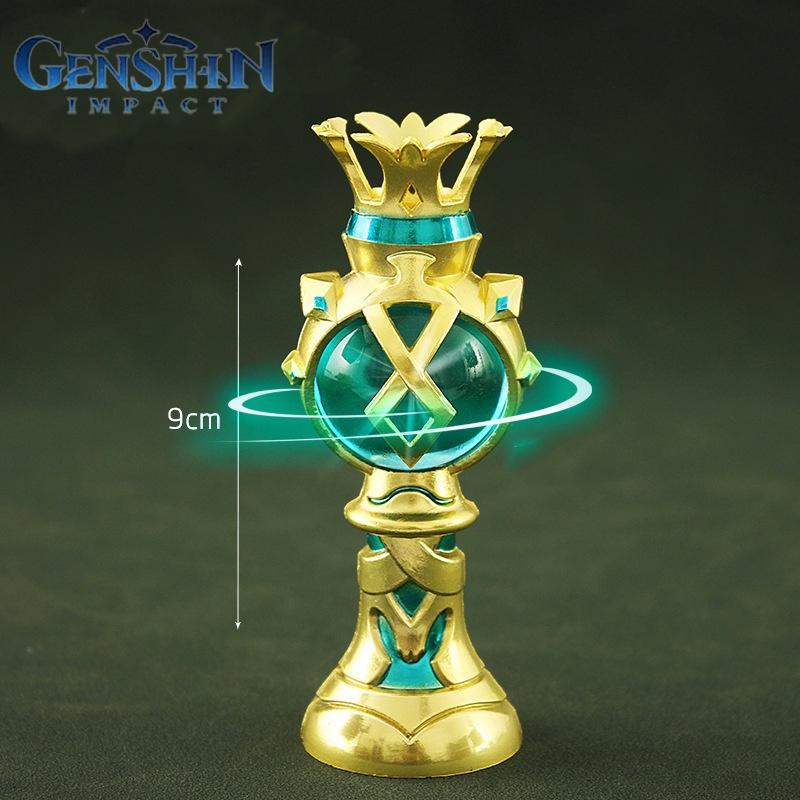 Genshin Impact Venti Barbatos Gnosi Metal Anemo Heart Of God Косплей Опора Подарок