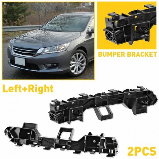 Set of 2 Front Bumper Bracket Side Beam Cover Plastic For 2013-2017 Honda Accord