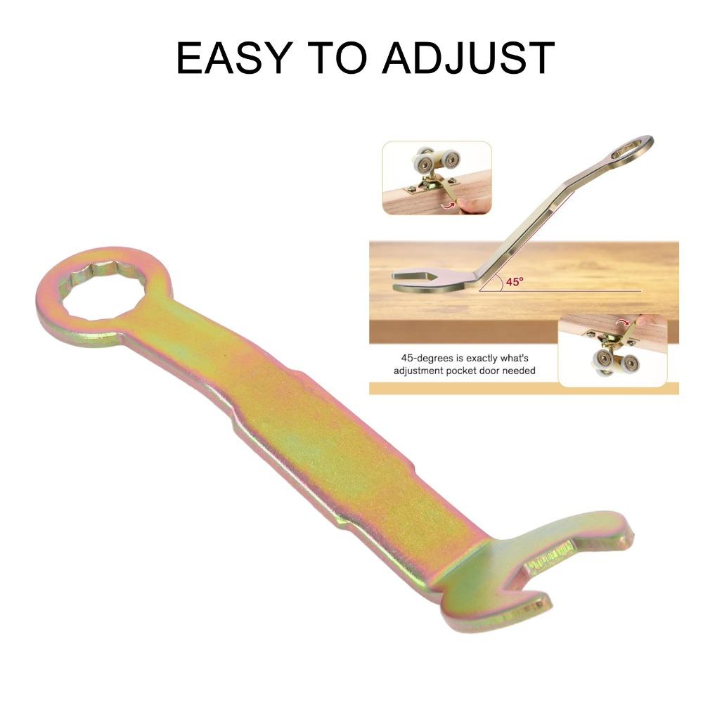 2pcs 3/8 Inch Open Pocket Door Wrench 3 Inch Door Pivot Adjustment Tool Tool Adjustment Wrench  Home