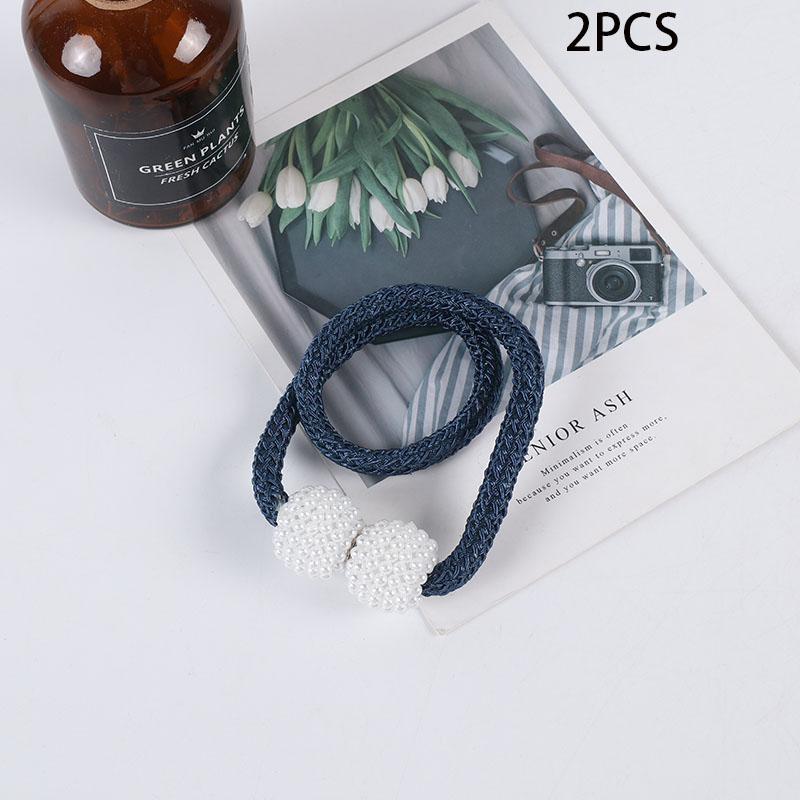 Curtain Buckle 1PCS Curtain Tape, Pearl Buckle Design, No Drilling Installation, Curtain Tiebacks Accessories