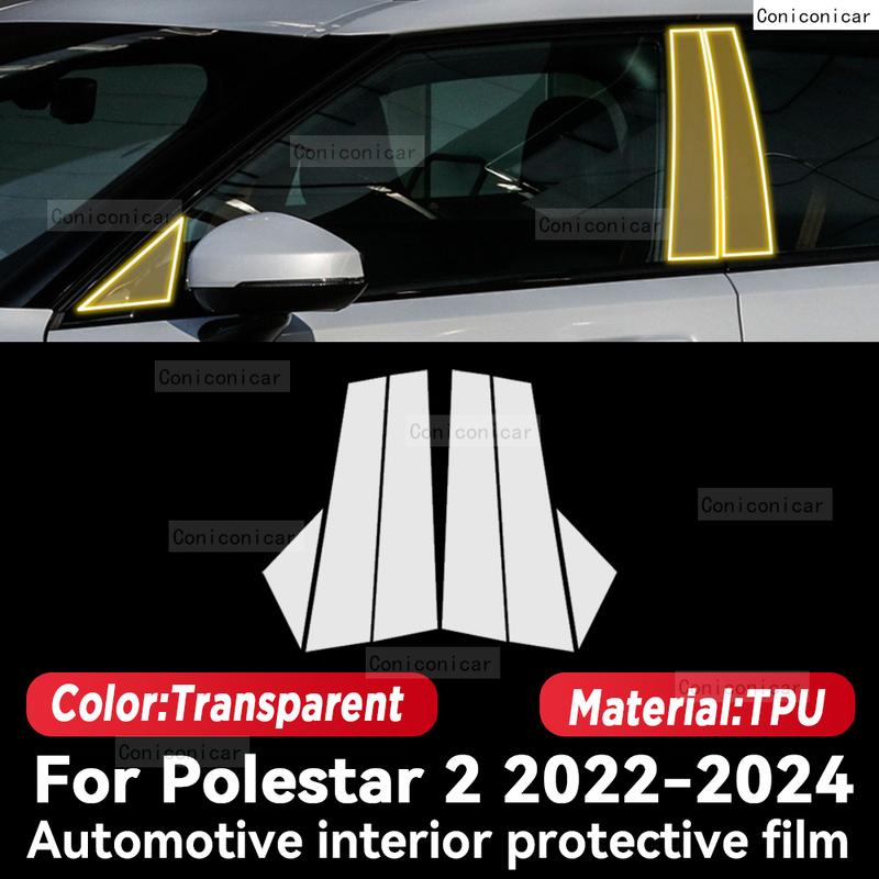 Für Polestar 2   2024 Auto Innenraumschutz Kratzschutzfolie Instrumenten-Zentralsteuerung Navigationsbildschirm Zubehör