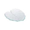 Leaf Plate/Stand Colorless Medium 28X25X2
