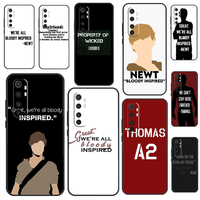 The Maze Runner Qoutes Case For Xiaomi 13 12 Lite 11T 12T Pro 12X Cover For POCO F5 X3 X5 Pro X4 F4 GT F3 M5s C40