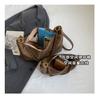 IELGY Texture Retro Large Capacity Tote Bag Fashion Chain Shoulder Fashion Commuter Messenger Bag