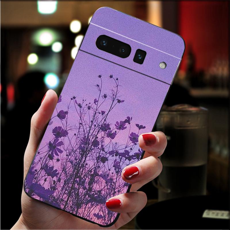 Phone Case For Google Pixel 10 Pro XL 9 Pro XL 9A 8 7 6 Pro Pixel 8A 7A 6A Pixel 8 7 6 5 Aesthetic Purple