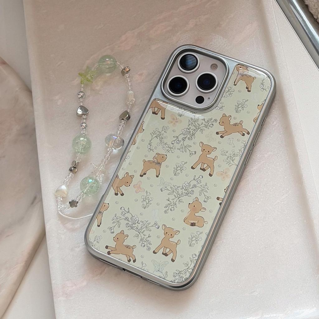 Cartoon-Hirsch-Handyhülle passend für iPhone 14, iPhone 15 und iPhone 16 Pro Max