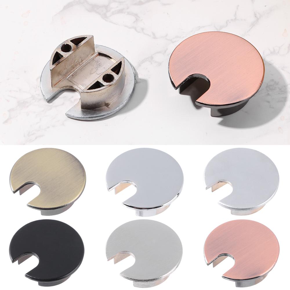 Alloy Buckle Line Organizer Wire Hole Cover Desk Table Cable Fastener Line Box Computer Grommet