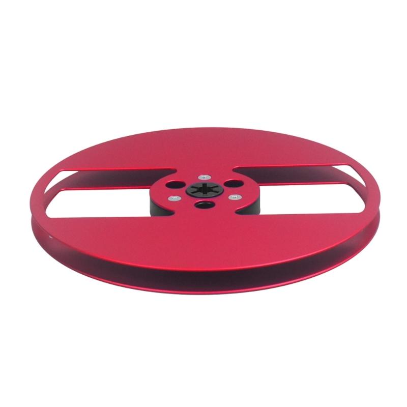 Replacement 7inch Aluminum Recording Takeup Reel for 1/4" Reel To Reel Tape, 2 Hole Model for Sound Decks
