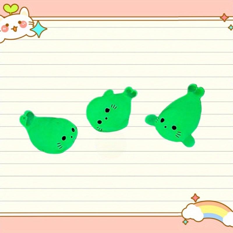 10pcs Luminous Mini Seal Resin Ornament - Simulation Miniature Luminous Seal Luminous Ocean Small Animal DIY Creative Ornament