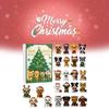 Christmas Dog Lover Advent Calendar With Acrylic Tree Ornaments For Holiday Celebration