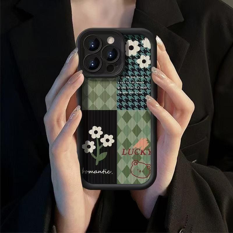 Cross-Border Plaid iPhone Case for iPhone 12/13/14 Pro/15/16/17/17 Pro Max