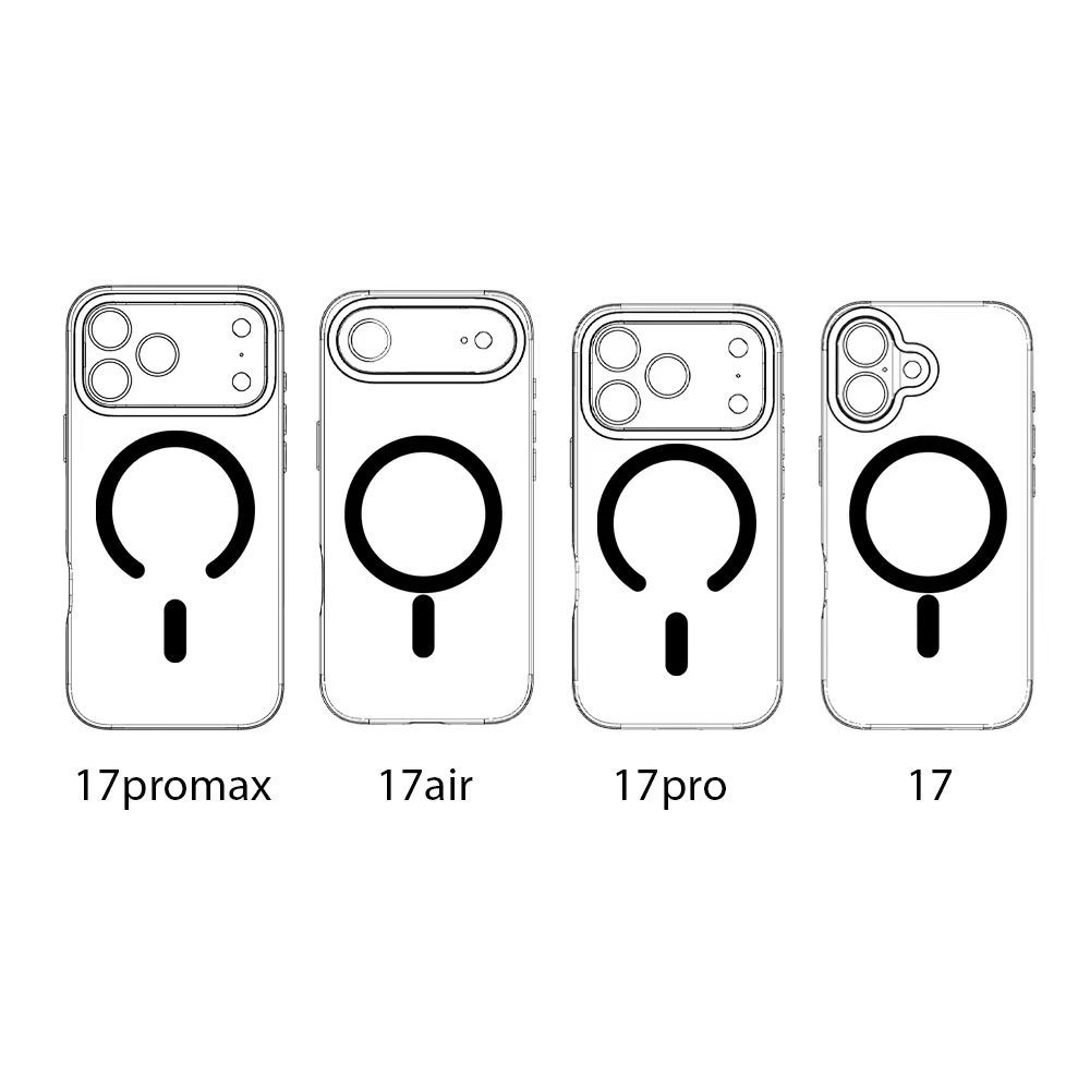 Suitable for iPhone 17 Promax Phone Case, Apple 17 Matte Skin Texture Flower 17 Pro Semi Transparent Magnetic Suction Case