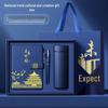 Guochao Cultural Insulated Cup & Notebook Gift Set with Pen and Logo Engraving for Teacher's Day