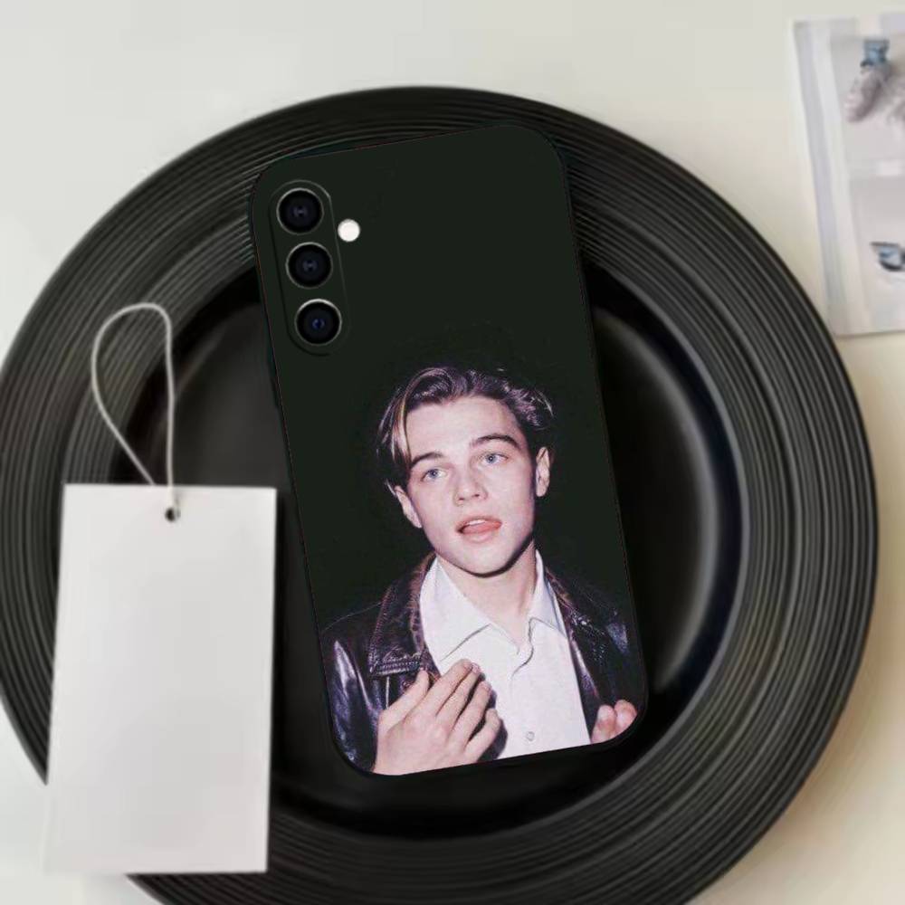Leonardo D-DiCaprio Phone Case For Samsung Galaxy A73,A72,A71,A70,A53,A52,A51,Soft Silicone Black Cover