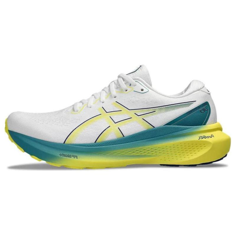 

ASICS Gel Kayano 30 White Bright Yellow Sneakers 1011B548-101 42