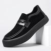 Mode Herren Freizeitschuhe Echtes Leder Dicke Sohle Herren Klassische Penny Loafers Mokassins Herren Outdoor Flats