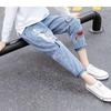 Mädchen Jeans Frühling und Herbst Mittleren und Großen Kindern Koreanischen Stil Lose Jeans Kinder Hosen Mode