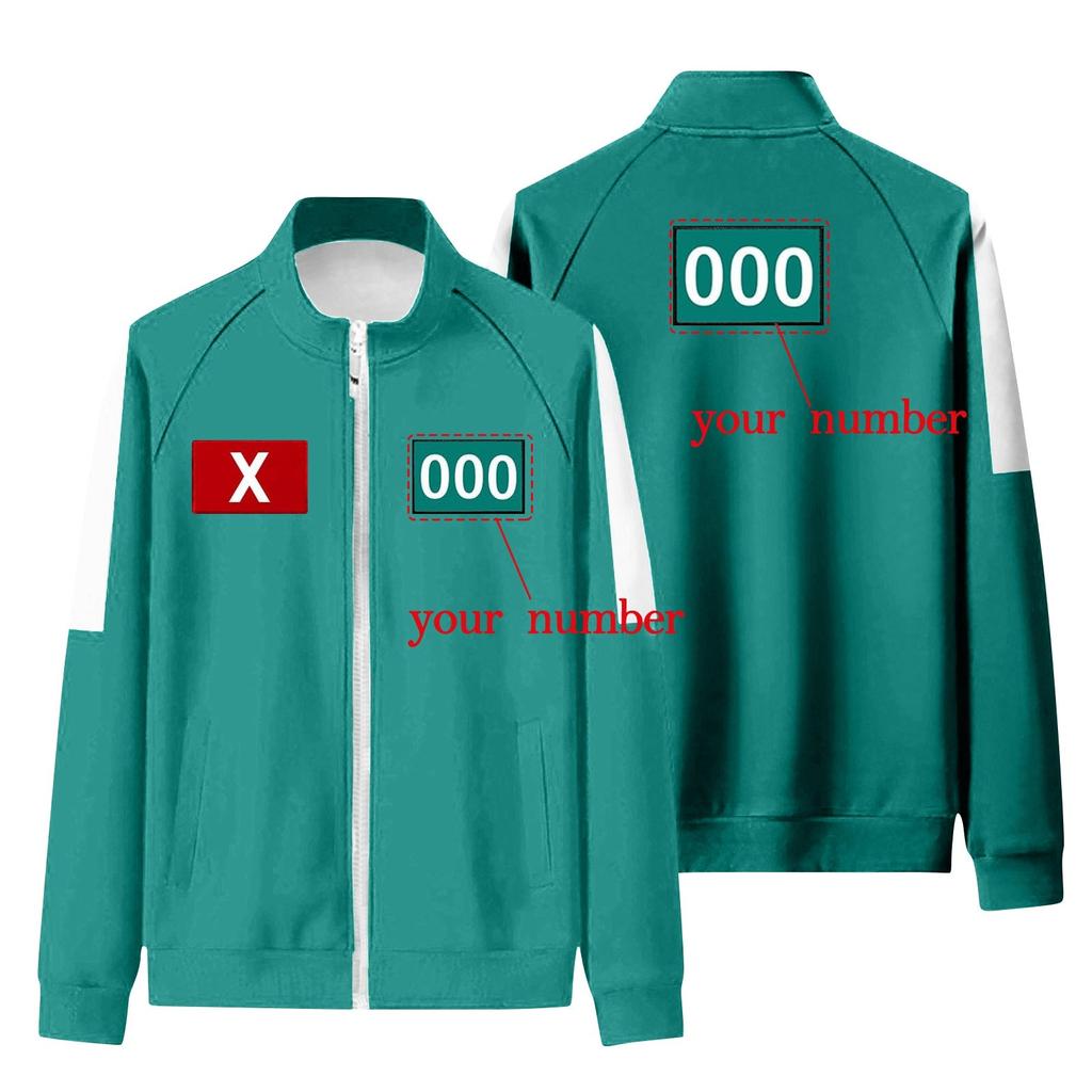 Adults DIY Casual Fashion Print Long Sleeve Zipper Sweatshirts Top