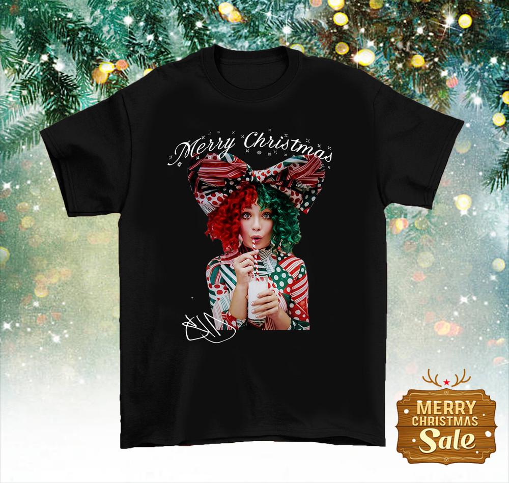 Sia Merry Christmas Candy Cane Lane Unisex Xmas Gift T-Shirt All Size UB031 Unisex T-Shirt S