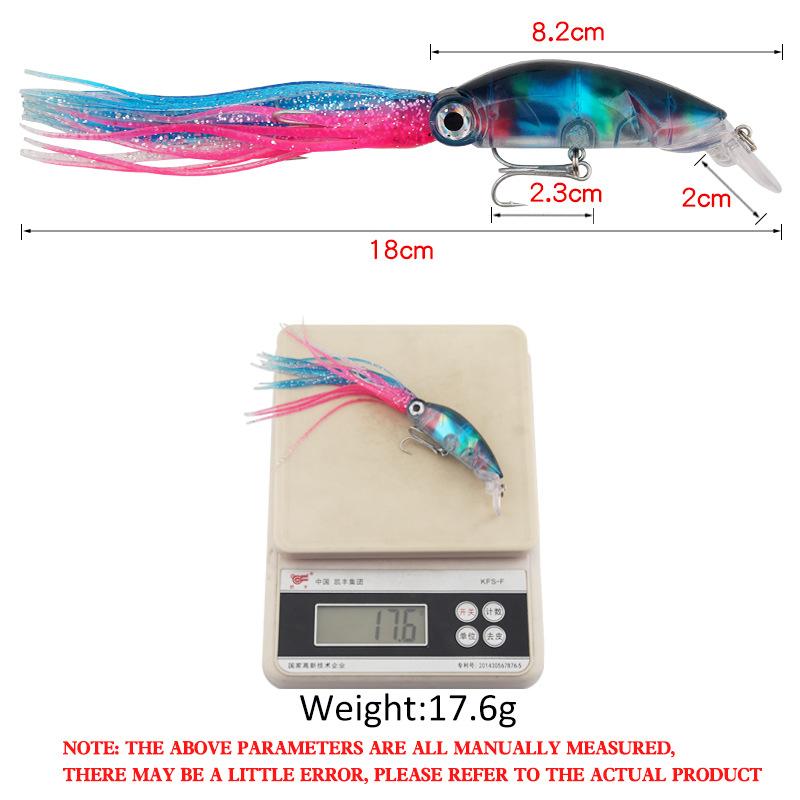 Sea Fishing Large Octopus Lure, Bionic Fake Bait, Fishing Tackle