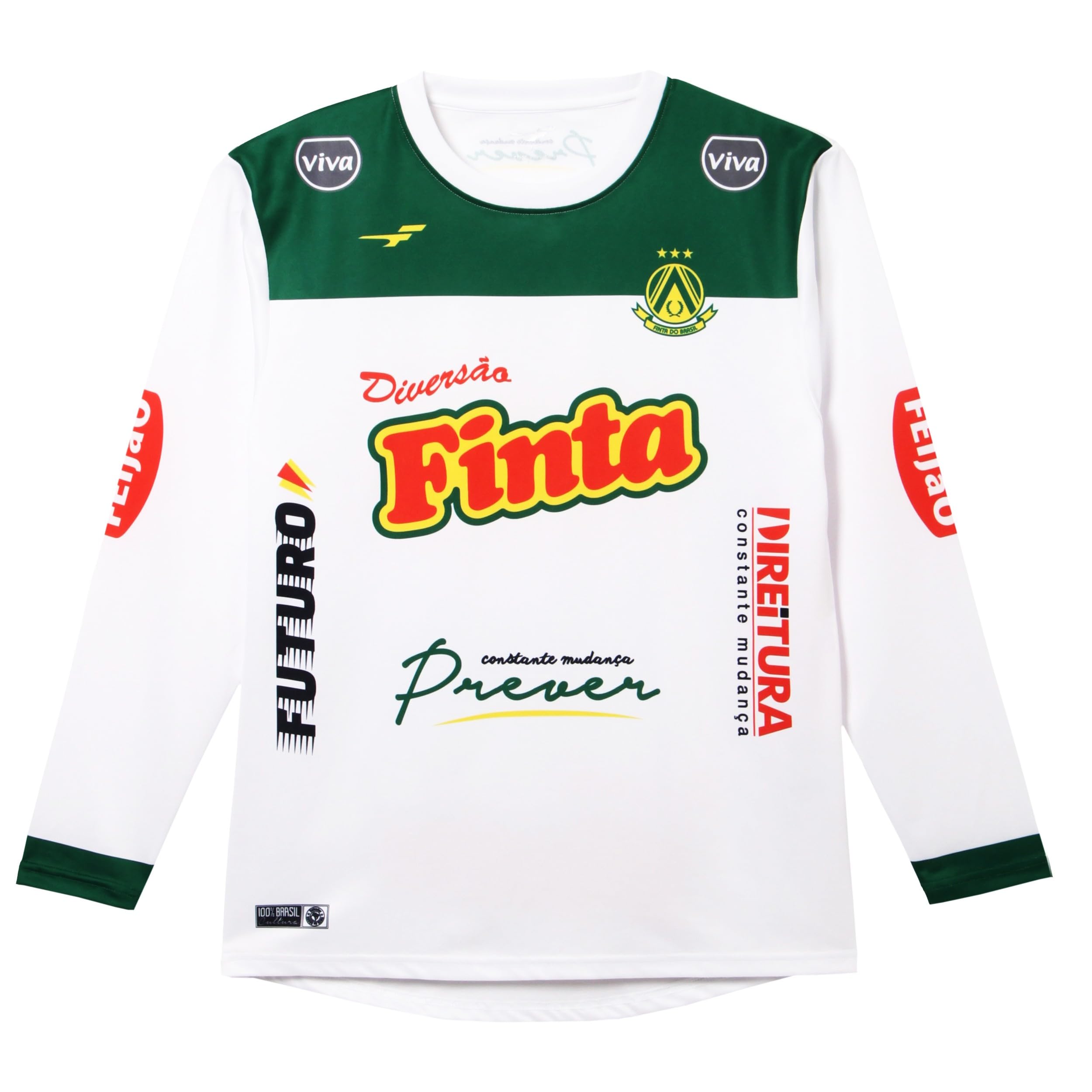 

FINTA Футбольная тренировочная футболка с длинным рукавом, мужская/юниорская, FT4300 (0100), Белый, Размер M