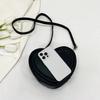 Modische Umhängetaschen in Herzform für Damen Neue einfarbige PU-Leder-Umhängetasche Lässige Damen-Handtaschen Designer-Taschen Qualität