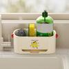 Sink Narrow Drain Storage Rack Faucet Rack Kitchen Household Sponge Rag Dishwashing Drain Rack Hanging Basket